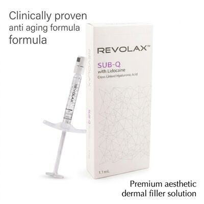 24 mgml Revolax Dermal Filler Injecciónprofundidad De media a profunda concentración en la dermis 20 mgml Solución para aumento del volumen facial