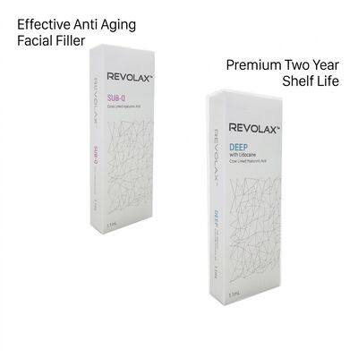 Ácido hialurónico Revolax Dermal Filler solución inyectable segura para el contorno facial, reducción de arrugas e hidratación de la piel