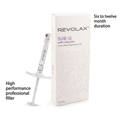 Ácido hialurónico Revolax Dermal Filler solución inyectable segura para el contorno facial, reducción de arrugas e hidratación de la piel