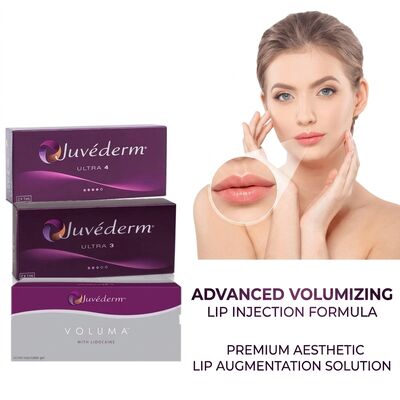 Volumen de la jeringa 2 1 ml por caja Juvederm Volumen de relleno Seguridad Contouring facial Relleno cutáneo inyectable para aumentar el volumen
