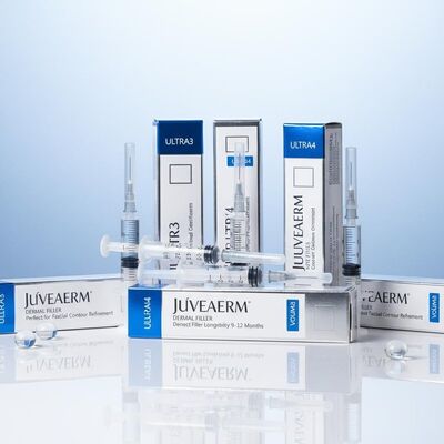 Inyección facial Juvederm Dermal Filler Longevidad 9-12 meses Ultra3 Ultra4 Voluma Perfecto para refinar el contorno facial