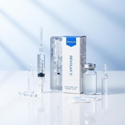 Ácido hialurónico Revolax Dermal Filler solución inyectable segura para el contorno facial, reducción de arrugas e hidratación de la piel