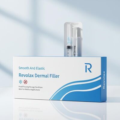 Liso y elástico relleno dérmico Revolax relleno dérmico Evite la congelación Condiciones de almacenamiento ideales para aplicaciones médicas