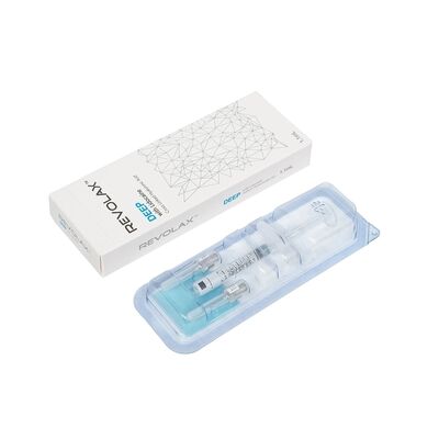 Ácido hialurónico Revolax relleno dérmico consistencia de gel suave y elástico que proporciona aumento del volumen facial y tratamiento de arrugas