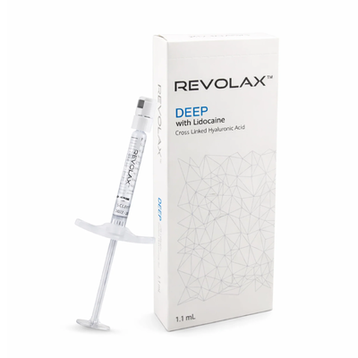 Evitar la congelación Revolax Relleno dérmico de concentración fina profunda de 20 mg por ml inyectable para el tratamiento del volumen facial profundo y las arrugas