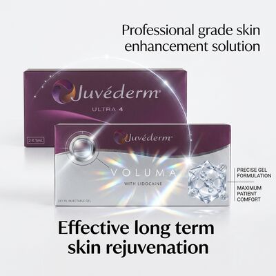 Relleno Juvederm para Mandíbula Ácido Hialurónico Relleno Dérmico para Lifting Facial Inferior Corrección de Papada 24mg/ml