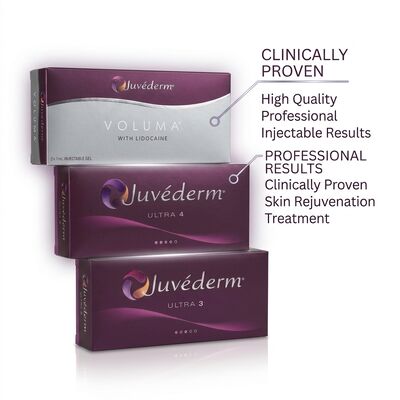 Juvederm relleno para la cara llena de ácido hialurónico relleno dérmico para la restauración total del volumen facial antienvejecimiento