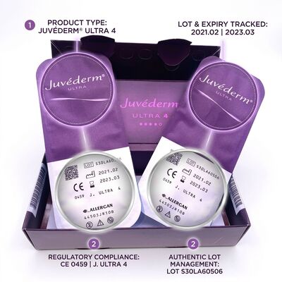 Relleno Juvederm Ultra 3 para Líneas de Marioneta Ácido Hialurónico Relleno Dérmico para Corrección de Comisuras de la Boca