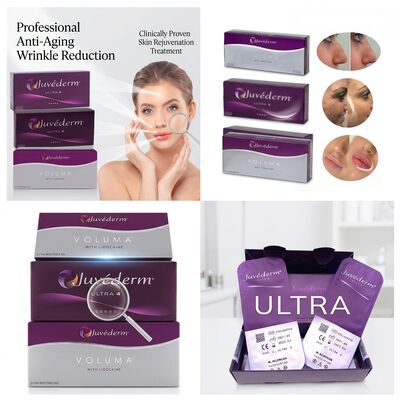 Relleno de surcos nasogenianos Juvederm Ultra 3 Ácido Hialurónico Relleno Dérmico para Suavizar Líneas de Expresión 24mg/ml