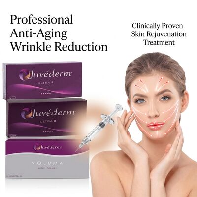 Juvederm Ultra 4 Chin Filler Hyaluronic Acid Dermal Filler para el contorno de la mandíbula 24 mg/ml