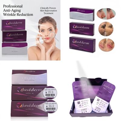 Juvederm Ultra 4 Chin Filler Hyaluronic Acid Dermal Filler para el contorno de la mandíbula 24 mg/ml