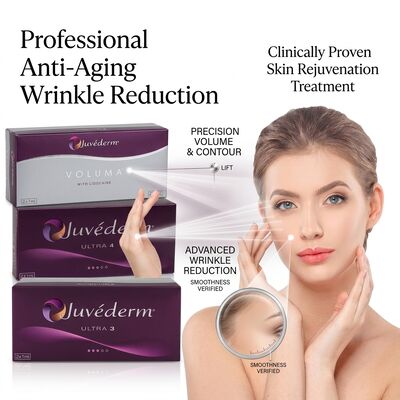 Relleno inyectable de ácido hialurónico Juvederm Ultra 3 para volumen y definición de labios 24mg/ml