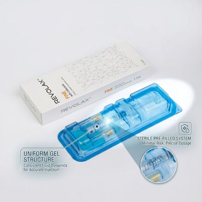 Revolax Relleno labial profundo monofásico con enlace cruzado de ácido hialurónico Relleno dérmico 1.1 ml para aumento de labio