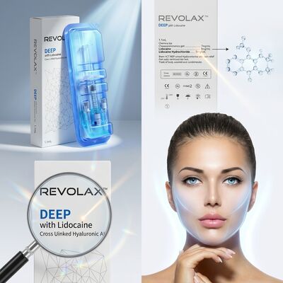 Relleno Dérmico Revolax Sub-Q para Mandíbula Monofásico de Ácido Hialurónico 1.1ml para Contorneado de Mandíbula