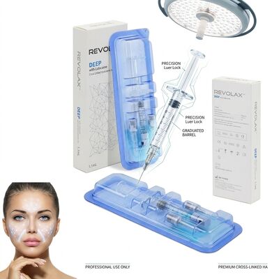 Relleno Dérmico Revolax Sub-Q para Mandíbula Monofásico de Ácido Hialurónico 1.1ml para Contorneado de Mandíbula