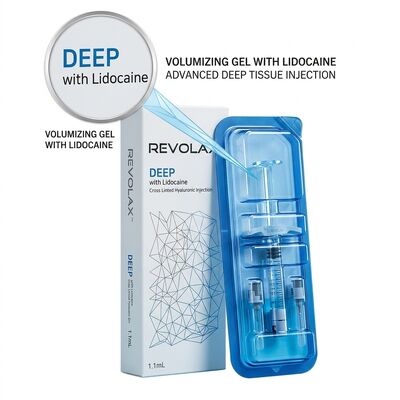 Revolax relleno de línea de marioneta profunda monofásico de ácido hialurónico relleno dérmico 1.1 ml para la corrección de la esquina de la boca