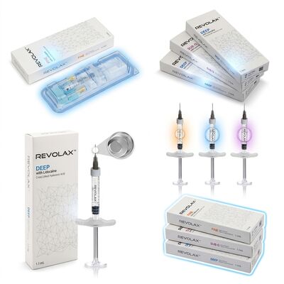 Revolax relleno de frente fino monofásico con ácido hialurónico relleno dérmico 1.1 ml para la corrección de la línea de la frente
