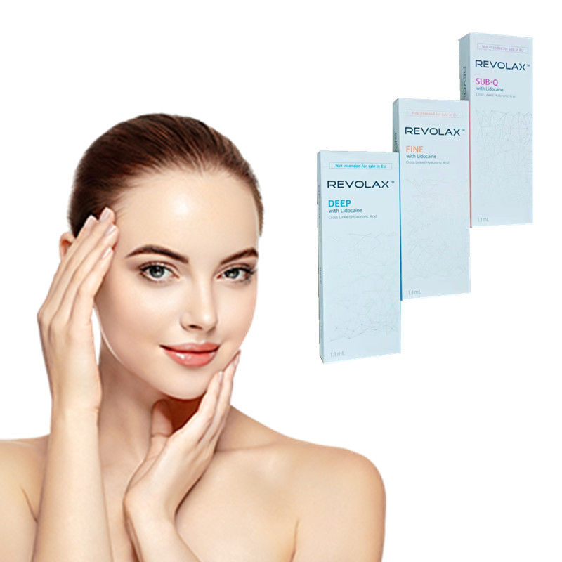 Rellenos faciales sutiles de Revolax con ácido hialurónico, 2 x 1 ml para rostro de 9 a 12 meses