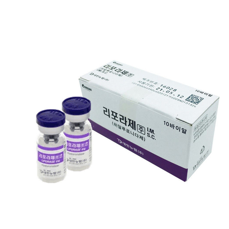 Chin Fat Dissolver Ácido hialurónico Marca coreana Liporase Ha Relleno dérmico