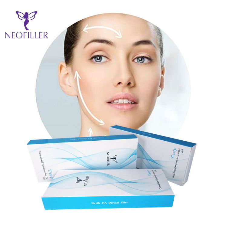 24 mg/ ml de Hyaluronic Acid Dermal Filler en jeringa estéril para almacenamiento a temperatura ambiente
