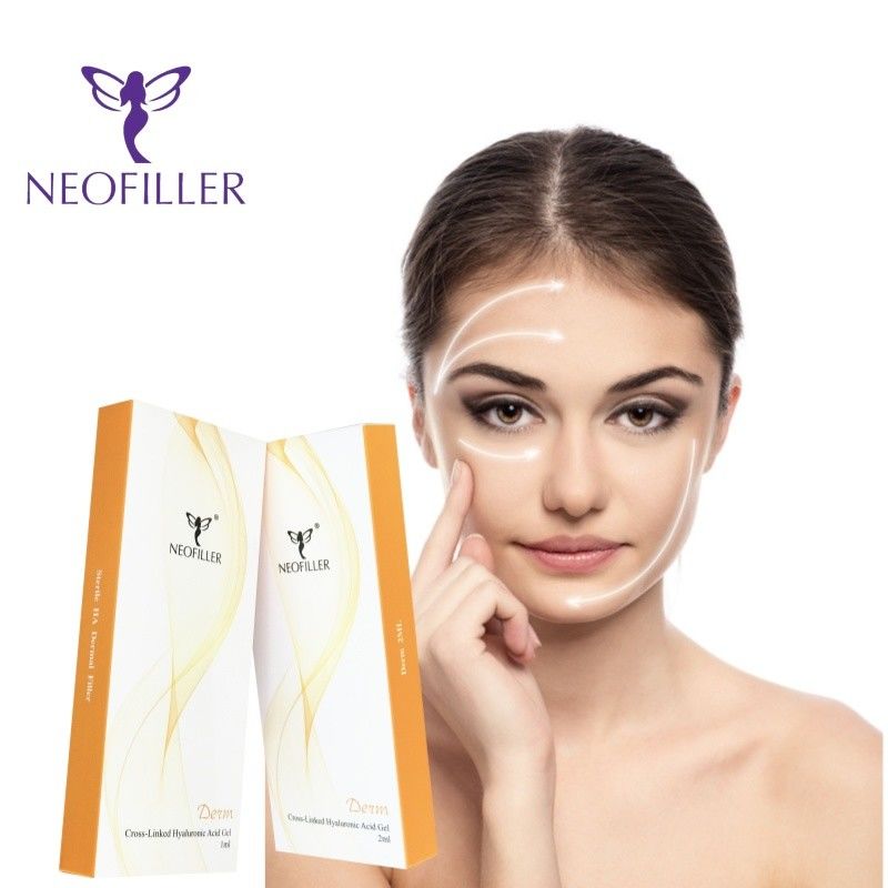 Neofiller Hipodérmico Facial Dermal Filler Cruzado 24 mg/ml Concentración 9-12 meses Longevidad