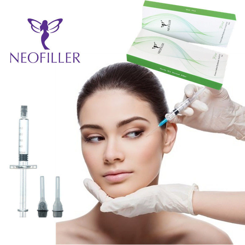 Inyecciones de ácido hialurónico facial transparente seguro para todos los tipos de piel