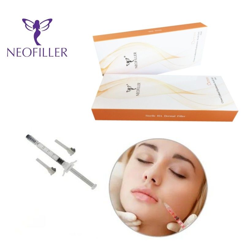 Neofiller 2ml Relleno dérmico de ácido hialurónico Lido Gel inyectable Mejora del rejuvenecimiento facial