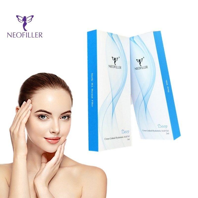 Relleno dérmico de ácido hialurónico 24mg/ml en 5ml para contorno facial suave y natural