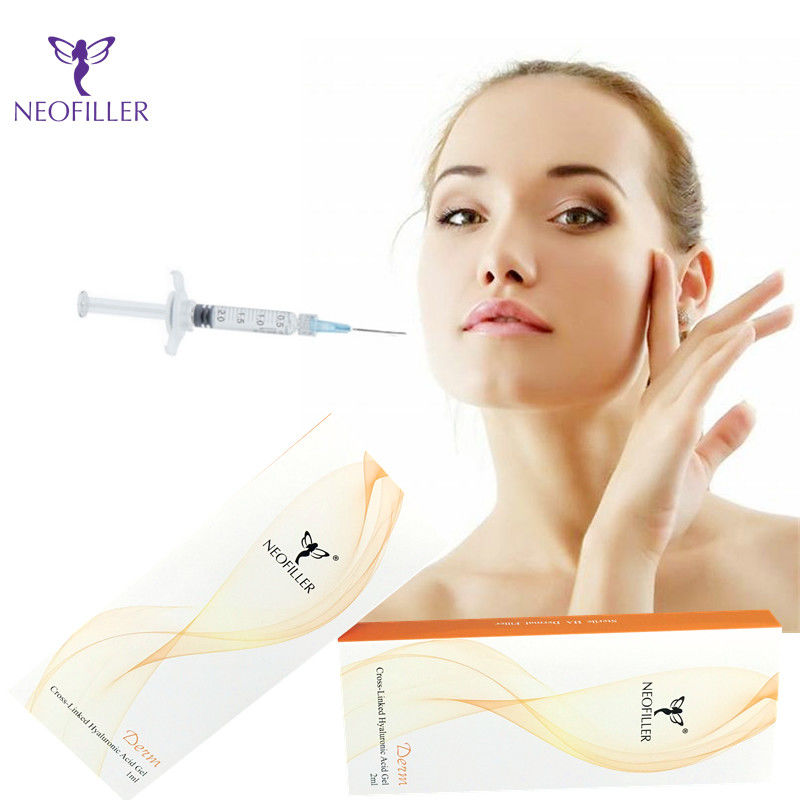 Piel suave y joven Ácido hialurónico Relleno dérmico Inyección facial Gel inyectable Tratamiento para reducir las arrugas