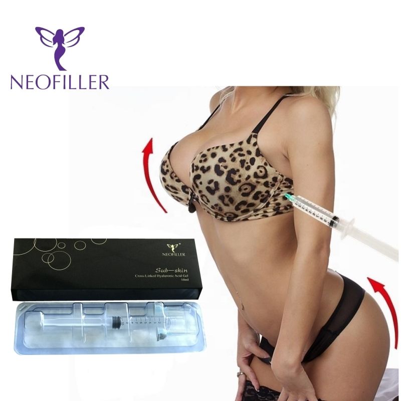 Relleno dérmico de ácido hialurónico con certificación CE 10 ml 20 ml Gel inyectable Tratamiento de mejora del contorno corporal facial