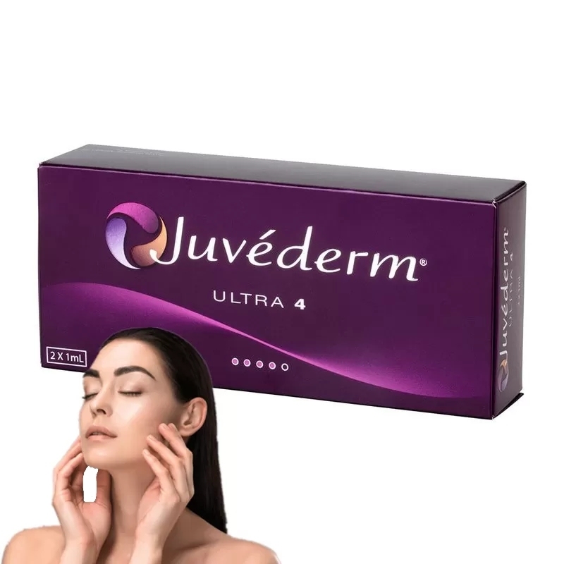 Juvederm Dermal Filler Gel inyectable con ácido hialurónico cruzado durante 6-9 meses Duración en 2 ml de jeringa