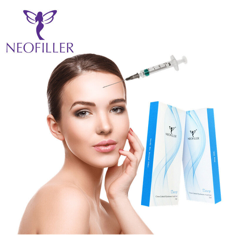 Relleno dérmico de ácido hialurónico transparente con concentración de 24 mg/ml durante 9-12 meses Longevidad Inyección facial