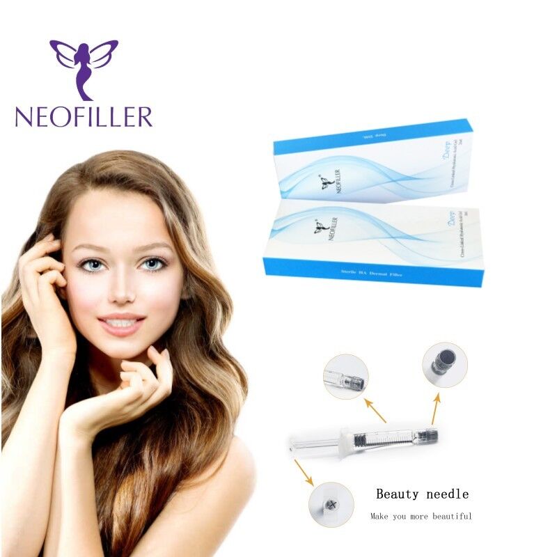 Neofiller 24mg-ml Ácido hialurónico relleno dérmico jeringa estéril gel inyectable mejora de la inyección facial