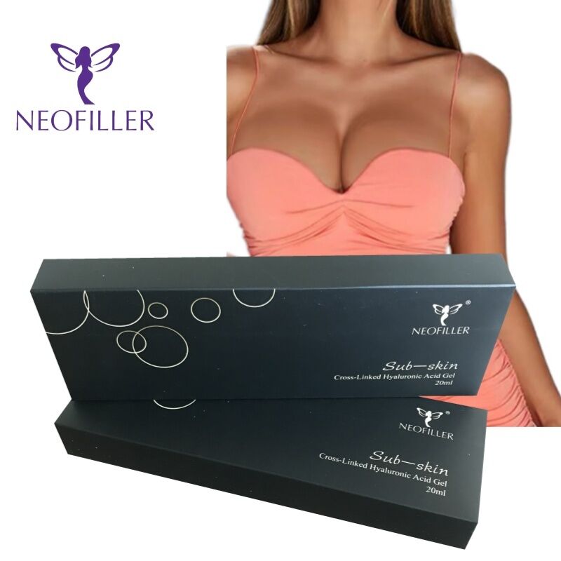 Neofiller 24 mg-ml Relleno dérmico de ácido hialurónico Gel inyectable transparente Rejuvenecimiento facial de longevidad de 9 a 12 meses