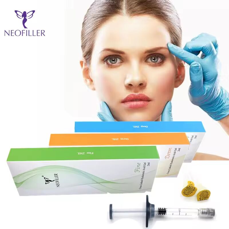 Ácido hialurónico interconectado Relleno dérmico Rejuvenecimiento facial Gel inyectable Mejora de la regeneración natural de la piel
