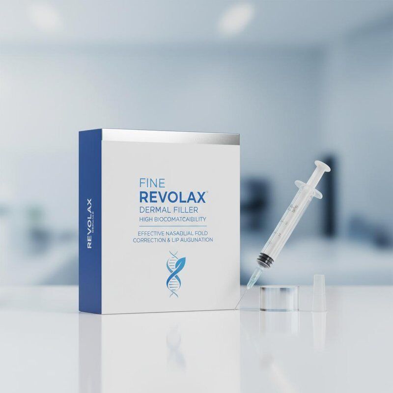 Relleno dérmico Revolax fino con alta biocompatibilidad para una corrección eficaz de las pliegues nasolabiales y el aumento de los labios