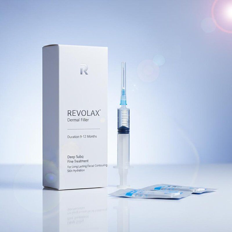 Duración 9-12 meses Revolax Dermal Filler Profundo tratamiento fino para el contorno facial duradero e hidratación de la piel