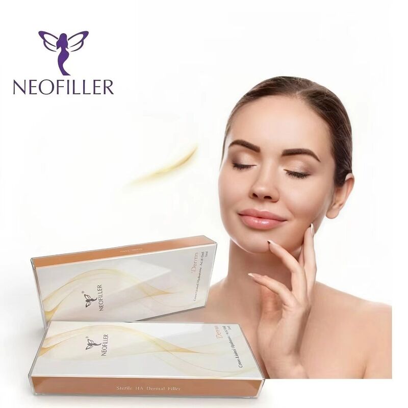 Neofiller Ácido hialurónico Relleno dérmico labios faciales nariz mejilla Gel inyectable Solución de almacenamiento a 2-25 °C