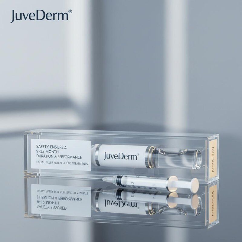 Seguridad garantizada Juvederm Facial Filler que ofrece de 9 a 12 meses de duración y rendimiento para tratamientos estéticos