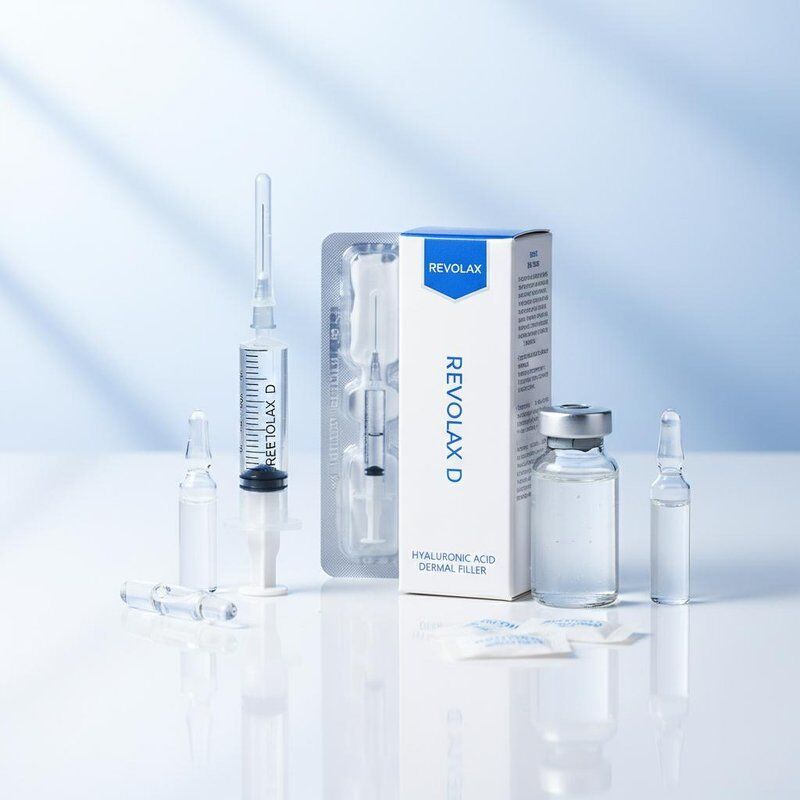 Ácido hialurónico Revolax Dermal Filler solución inyectable segura para el contorno facial, reducción de arrugas e hidratación de la piel