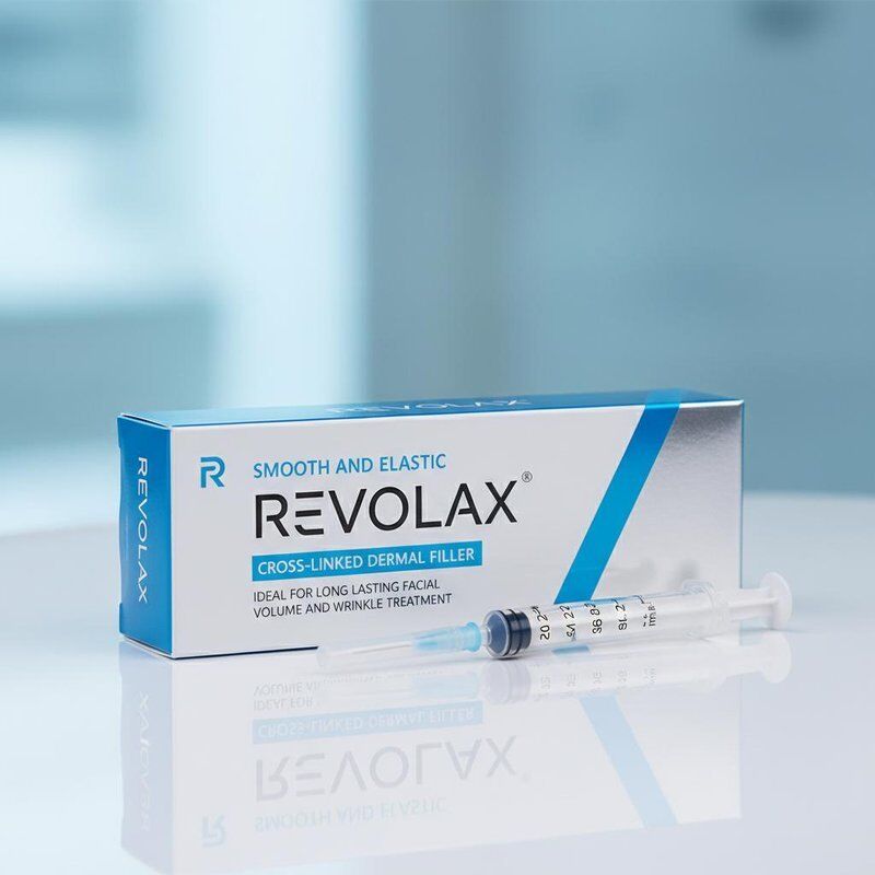 Relleno cutáneo suave y elástico Revolax Relleno cutáneo interconectado Ideal para el tratamiento de volumen facial y arrugas de larga duración