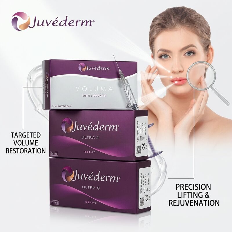Juvederm Ultra 4 Chin Filler Hyaluronic Acid Dermal Filler para el contorno de la mandíbula 24 mg/ml