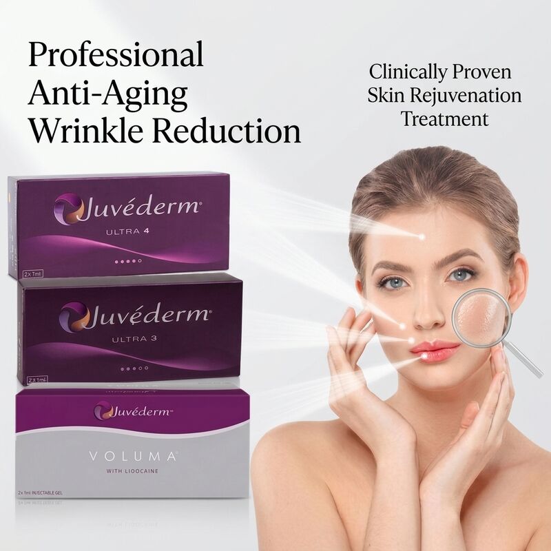 Relleno inyectable de ácido hialurónico Juvederm Ultra 3 para volumen y definición de labios 24mg/ml