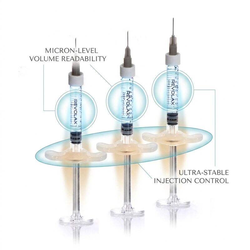 Revolax Relleno labial profundo monofásico con enlace cruzado de ácido hialurónico Relleno dérmico 1.1 ml para aumento de labio
